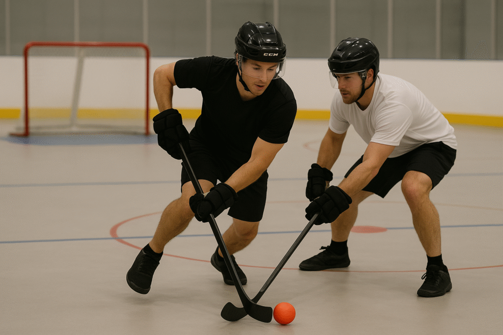 ball hockey 1 on 1