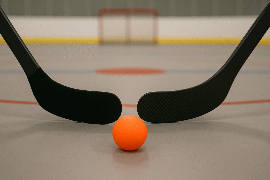 ball hockey tape vs no tape