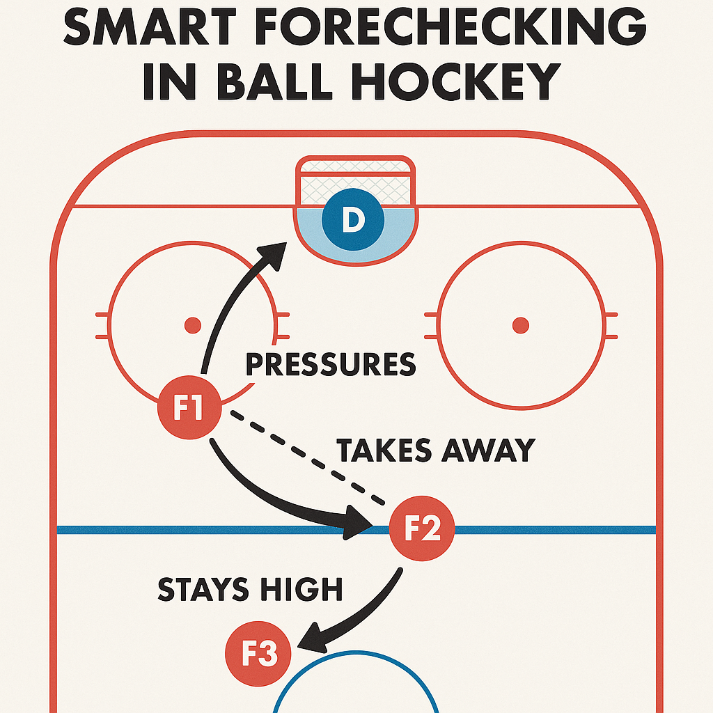 ball hockey forechecking overview